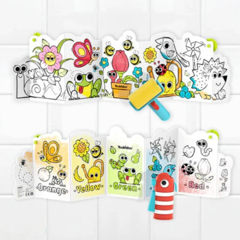 Spray N Roll Magic Book Juego De Baño Interactivo Yookidoo