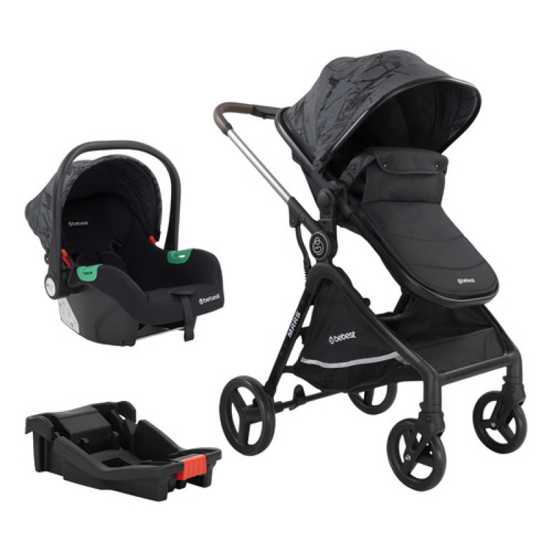 Coche Moisés 3en1 Travel System Cubrepies Bebesit Mars Uv50+