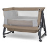 Cuna Colecho Mecedora 2en1 Con Mosquitero Bebesit Beige Liso Beige