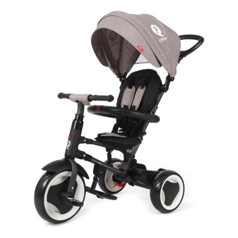 Triciclo Rito Plegable Qplay By Bebesit Color Gris