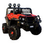 Auto Jeep Doble A Batería 12v Con Control Remoto Bebesit Rojo
