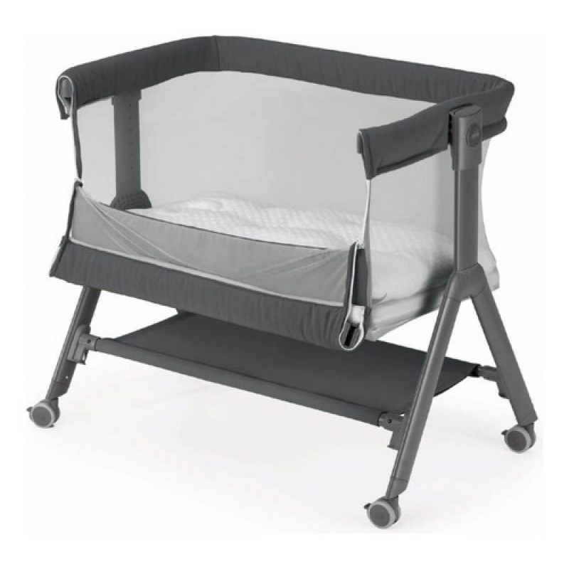 Cuna Colecho Cam Sempreconte Air Altura Ajustable Y Plegable Sempreconte Air Gris Oscuro
