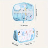Set Higiene Bebé Cuidado Salud Kit Bolso Con Cierre Bebesit Celeste