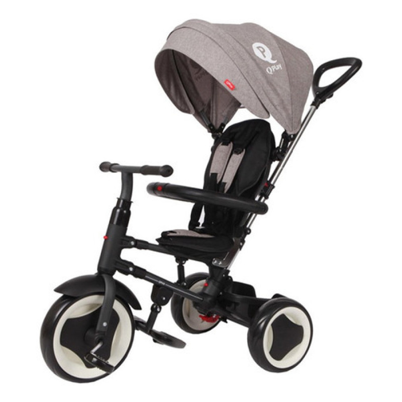 Triciclo Rito Plegable Qplay By Bebesit Color Gris