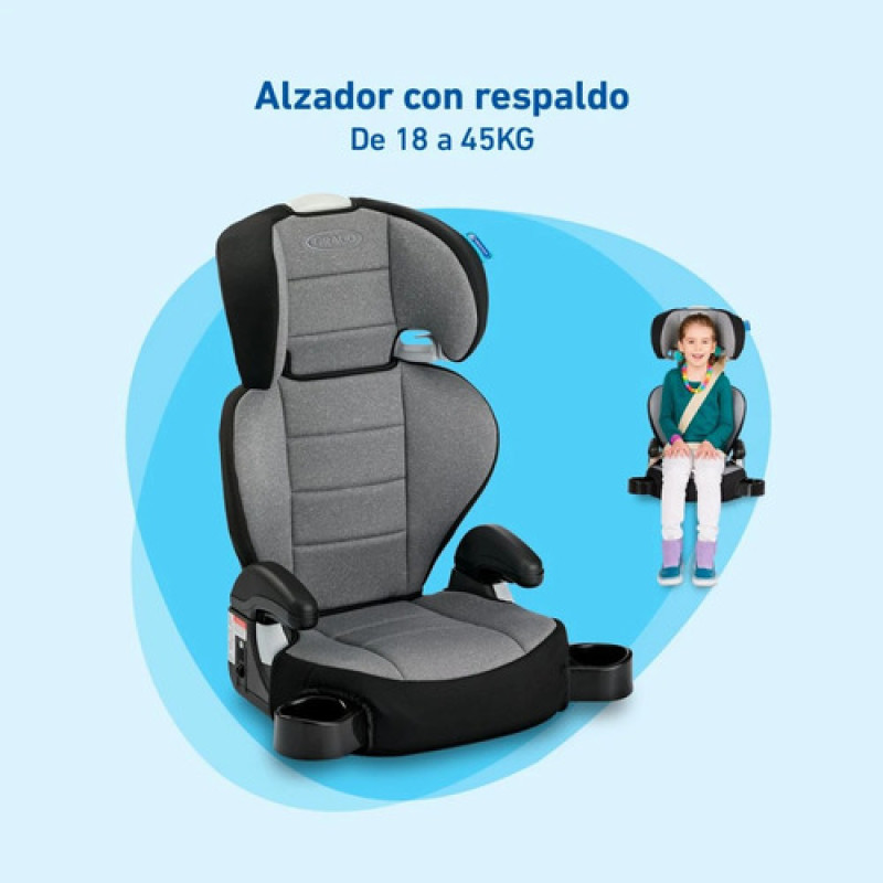 Graco Turbobooster 2.0. Asiento Elevador De Respaldo Alto