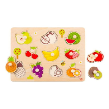 Puzzle Encastre Frutas Tooky Toy