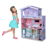 Casita De Muñecas Doll House Extra Grande Con Accesorios Violeta