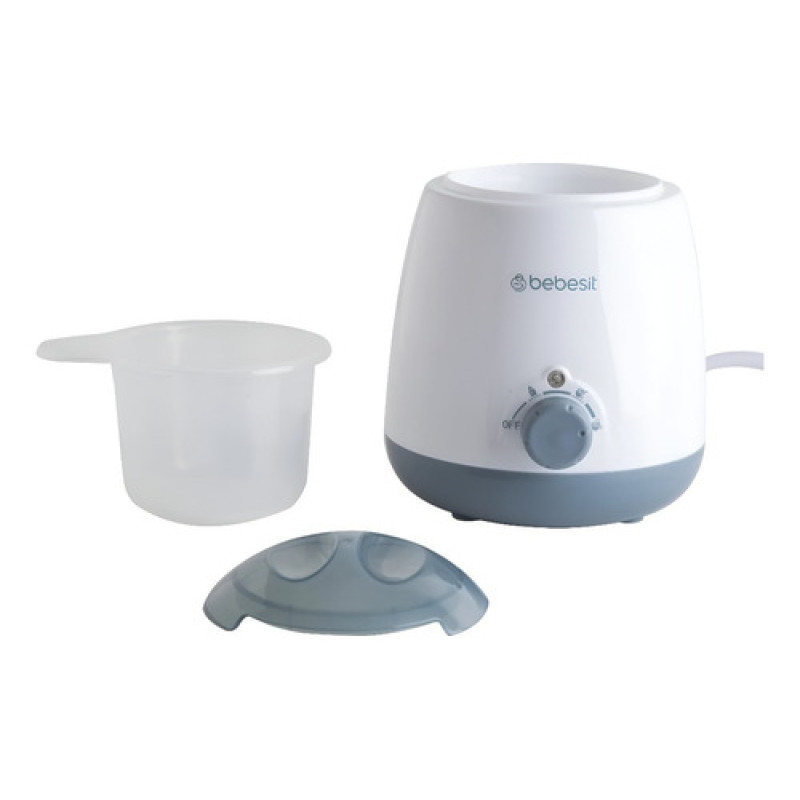 Calienta Biberon Y Esterilizador De Mamaderas 2en1 Bebesit Blanco
