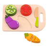 Juego Didactico Cortando Frutas Verduras De Madera Tooky Toy