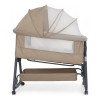 Cuna Colecho Mecedora 2en1 Con Mosquitero Bebesit Beige Liso Beige