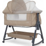 Cuna Colecho Mecedora 2en1 Con Mosquitero Bebesit Beige Liso Beige
