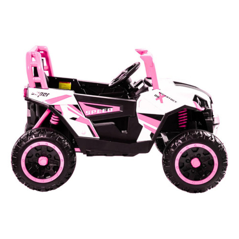 Polaris Jeep Niños A Bateria Simple Color Rosa 1800rs