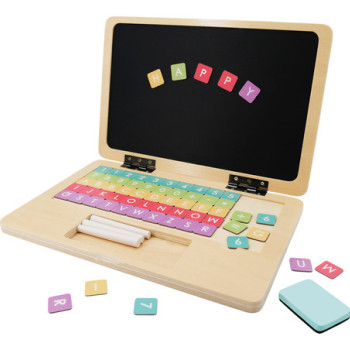 Juego Didáctico Edu Fun Mi Primera Laptop Madera