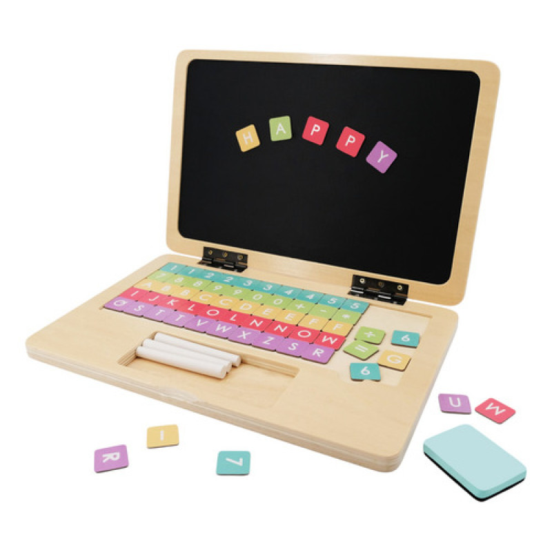 Juego Didáctico Edu Fun Mi Primera Laptop Madera