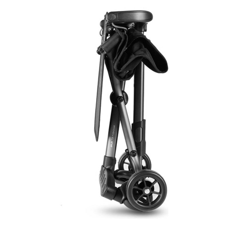 Coche De Paseo Ultra Compacto Con Protección Upf50+ Qplay Beige Negro