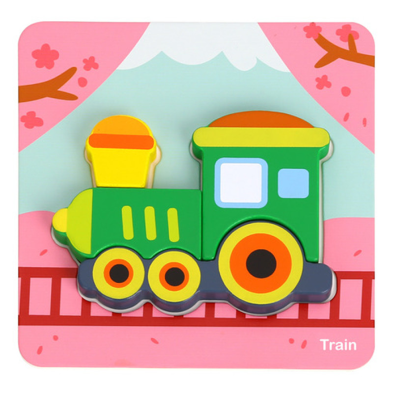 Tooky Toy Puzzle De Madera Para Niños De Transportes