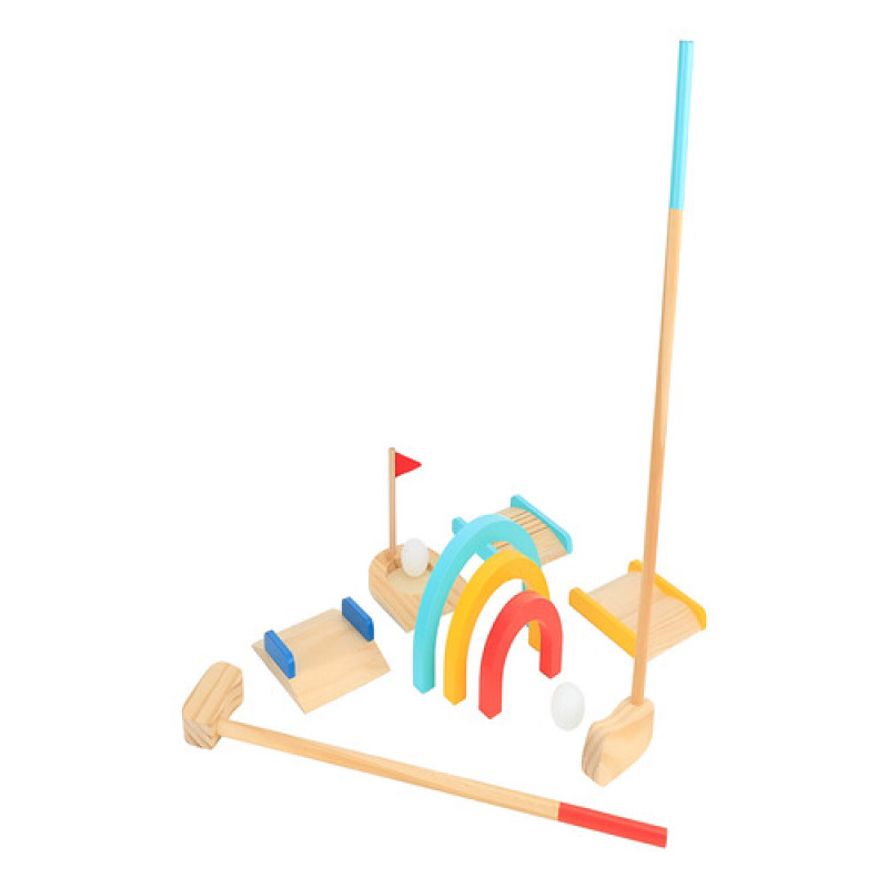 Juego De Golf De Madera Para Exterior Tooky Toy