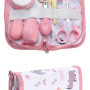 Set Higiene Bebé Cuidado Salud Kit Bolso Con Cierre Bebesit Rosa