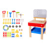 Banco De Trabajo Madera Herramientas Motricidad Tooky Toy