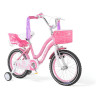 Bicicleta Niña Rod 16 Bocina, Ruedas Auxiliares Y Canasto