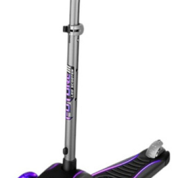 Monopatin Future Eco C/luces Deluxe Qplay Lila