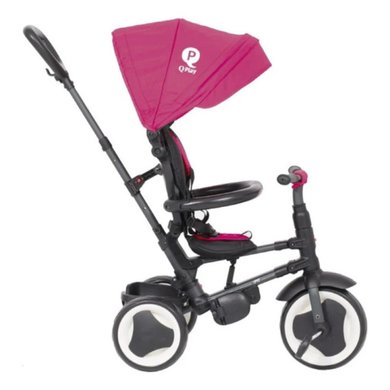 Triciclo Rito Plegable Qplay By Bebesit Color Gris