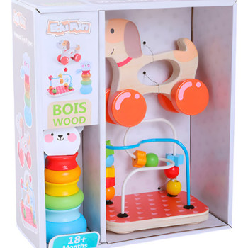 Set 3 En 1 Didactico De Madera