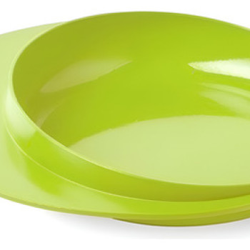 Plato Nuvita Easy Eating Anillo De Agarre Color Verde Dólar