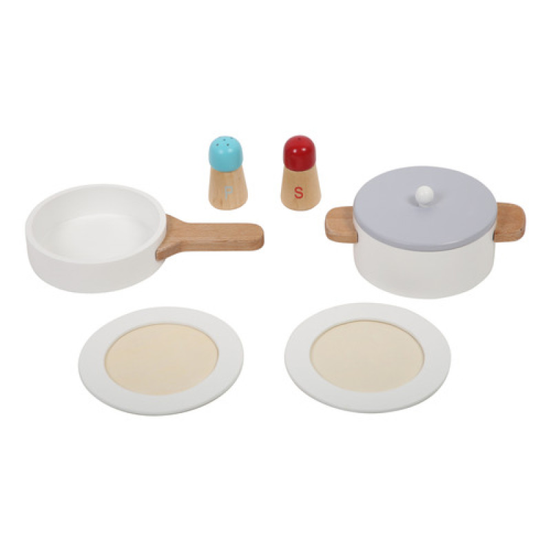 Cocina De Madera Con Accesorios Y Reloj Bebesit Edufun