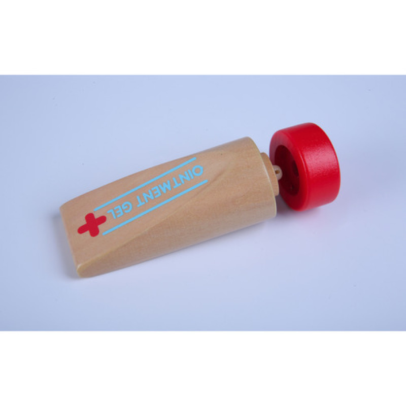 Maletín De Doctor De Madera Edufun Juego Infantil Rojo