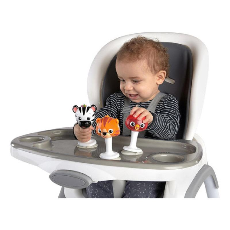 Set De Sonajeros Con Ventosa Baby Einstein Multicolor Animales