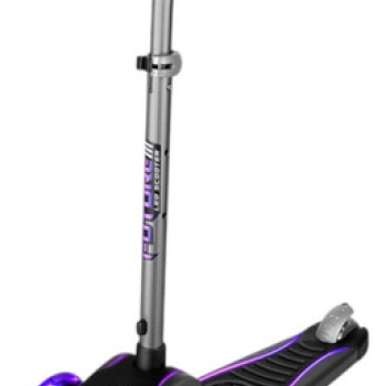 Monopatin Future Eco C/luces Deluxe Qplay Lila