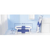 Bañera Plegable Bebesit Detector Temperatura Color Azul