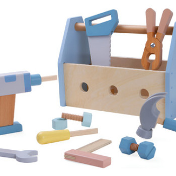 Set De Herramientas De Madera 12 Piezas Infantil
