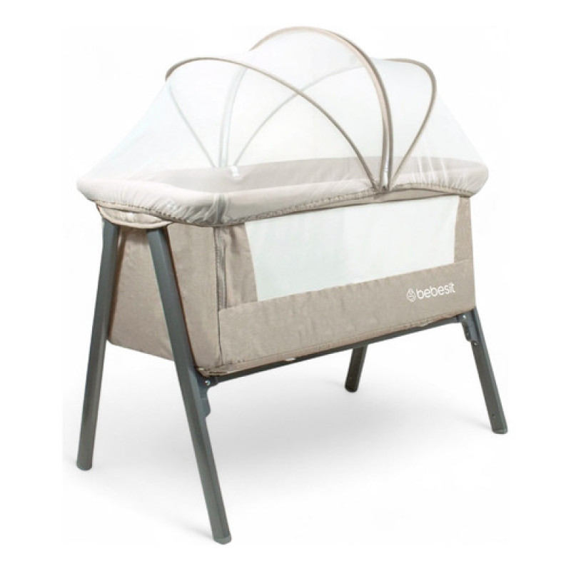 Cuna Colecho Con Mosquitero Easy Sleep Bebesit Beige