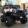 Auto Jeep Doble A Batería 12v Con Control Remoto Bebesit Blanco