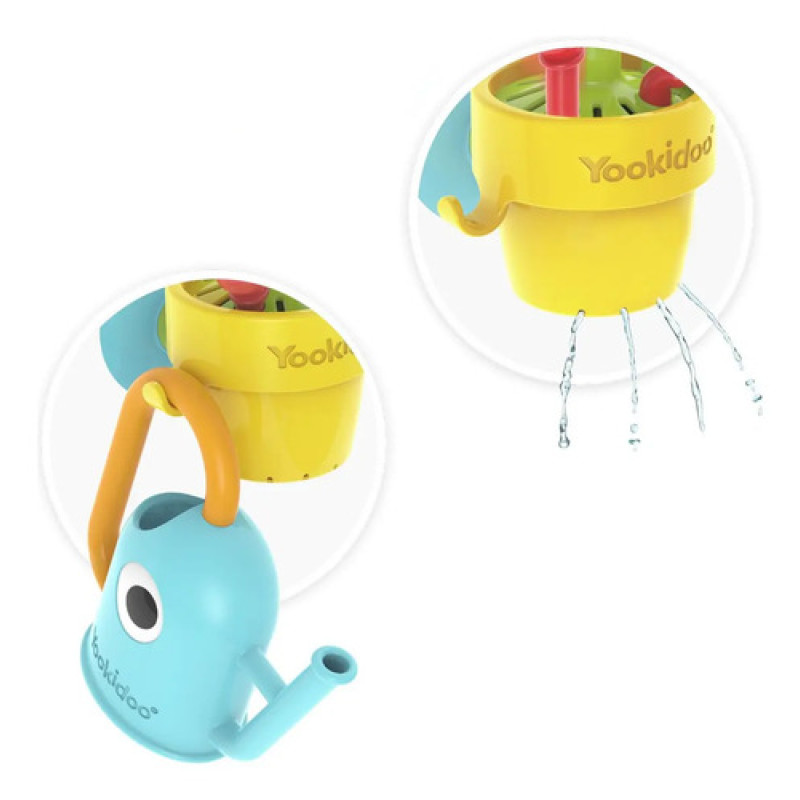 Juguete De Baño Interactivo Maceta De Jardín Yookidoo