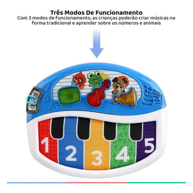 Piano Educativo Para Niños Baby Einstein Con Sonido Y Luz
