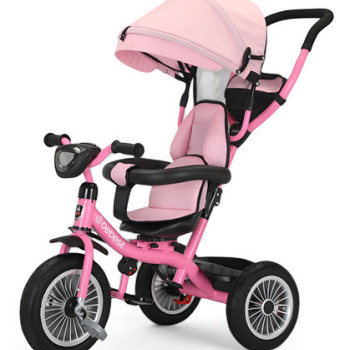 Triciclo 360 Bebesit Asiento Giratorio 3en1 Barra Empuje