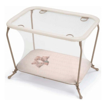 Corral Lusso Cam Con Asas Internas, Compacto Y Seguro Beige