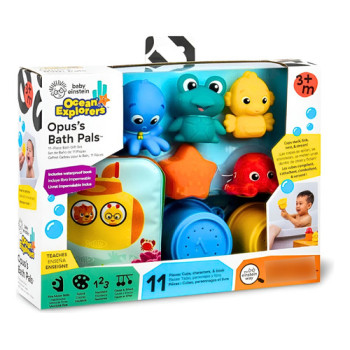 Juguete Set De Baño 11 Piezas Ocean Explorers Baby Einstein Azul