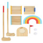 Juego De Golf De Madera Para Exterior Tooky Toy