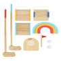 Juego De Golf De Madera Para Exterior Tooky Toy