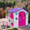 Casita Infantil Y Mercado 2en1 Jardin Luz Timbre Niños Rosa Niña