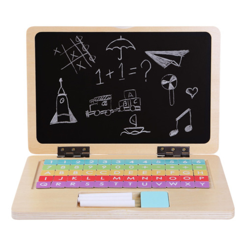Juego Didáctico Edu Fun Mi Primera Laptop Madera