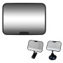 Espejo Auto Infantil Rectangular 360 Con Accesorio Universal
