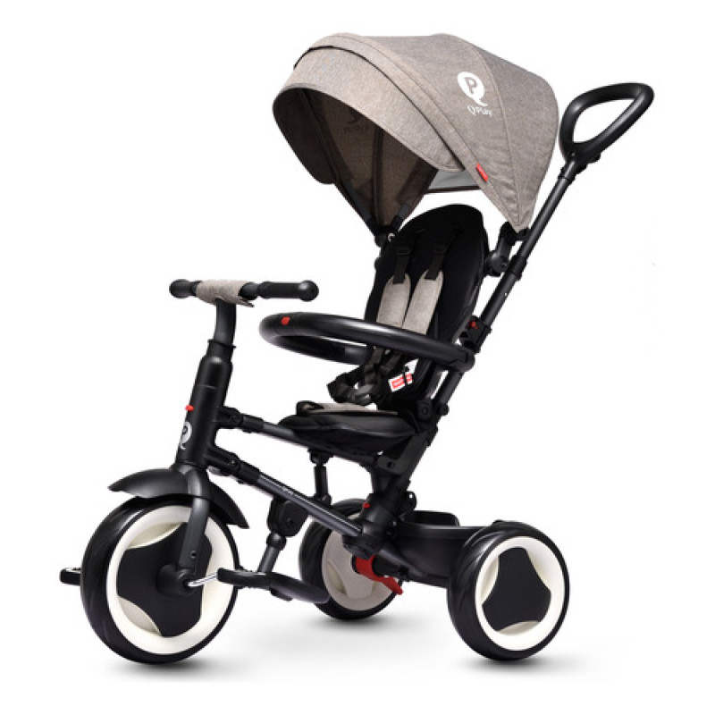 Triciclo Rito Plegable Qplay By Bebesit Color Gris