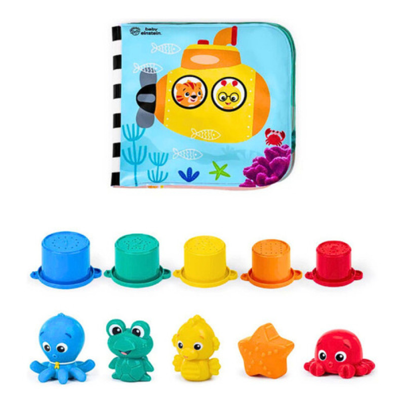 Juguete Set De Baño 11 Piezas Ocean Explorers Baby Einstein Azul