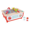 Juego De Cocina + Barbaoca De Madera Tooky Toy + Accesorios