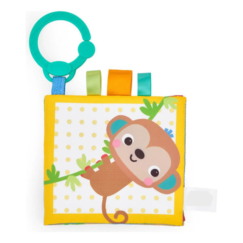 Libro Sensorial Sonajero Safari Bright Starts Para Bebé